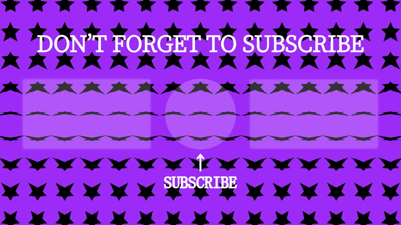 스타 웨이브 엔드 카드 엔딩 스크린 모션 그래픽