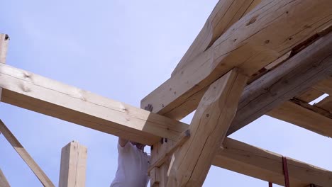 construcción de marcos de madera