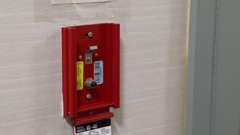 pulling fire alarm station for fire prevention and safety testing inspection