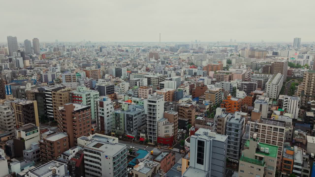 도시 풍경 공중 사진