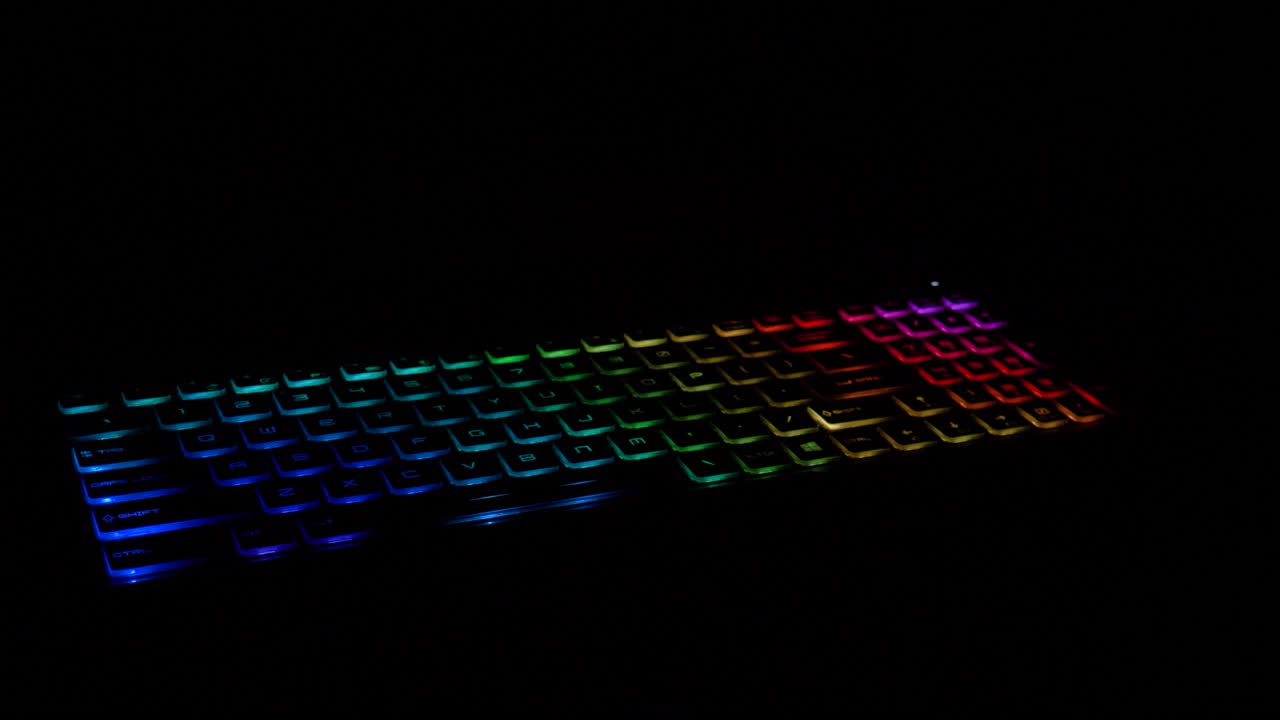 MSI steel series RGB keyboard laptop feature tech video