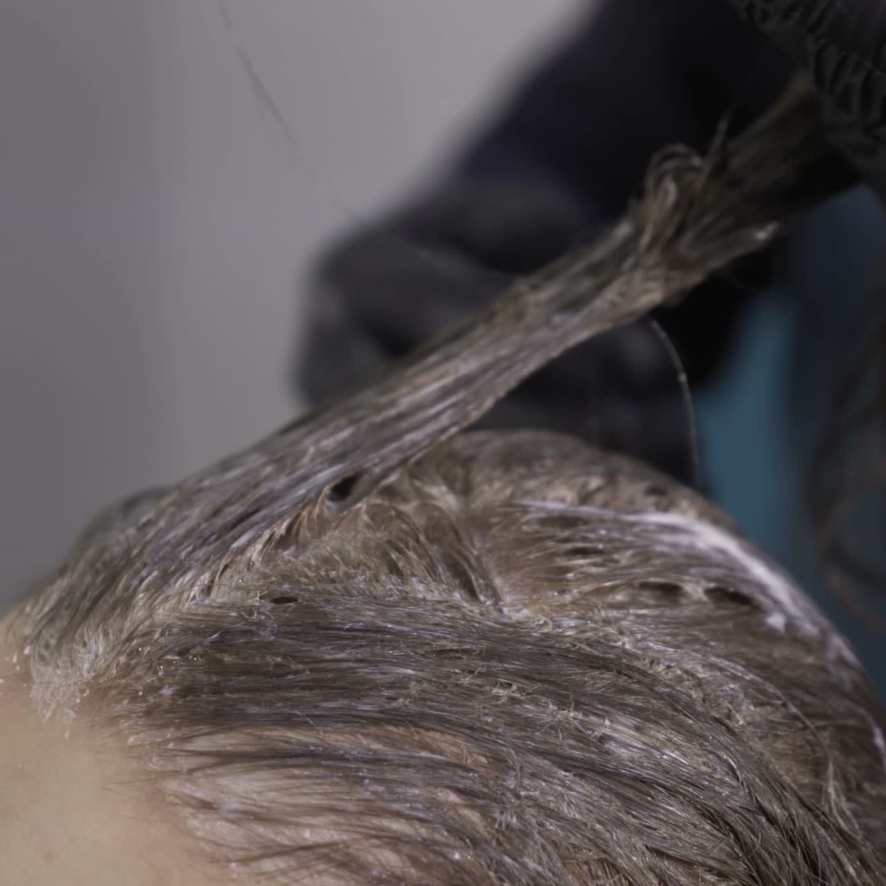 Processo di creazione di un'acconciatura