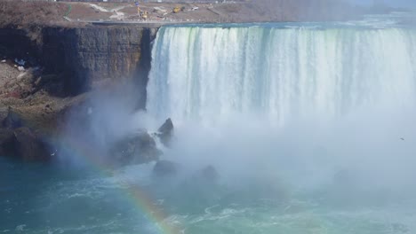 4k-Cataratas-Del-Niágara-Niebla-Nube-Ciudad-Cascada-Gaviota-Arcoiris-Acantilado