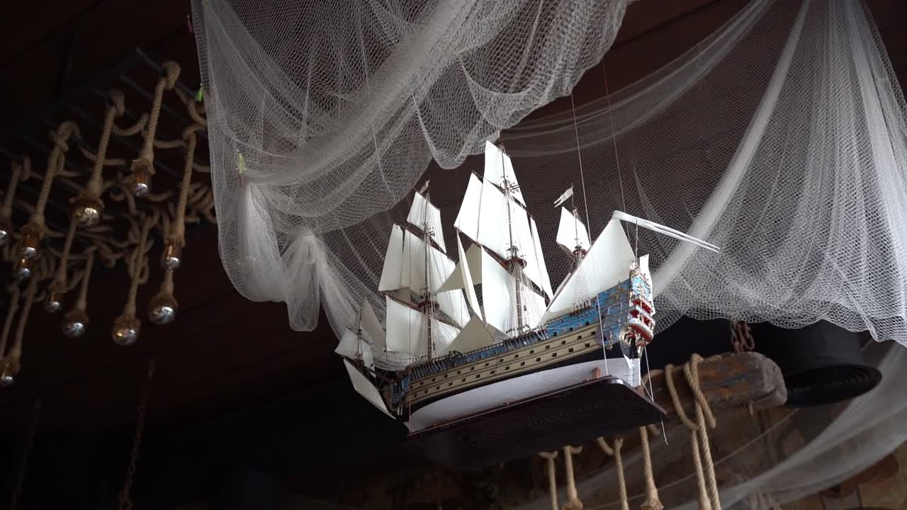 A view of a boat in sea, close up shot