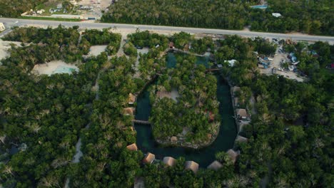 impresionante belleza de un lujoso cenote resort en méxico con este impresionante video de dron 4k