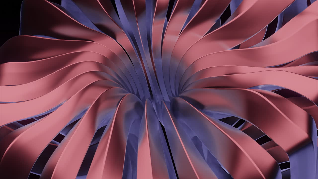 diseño de espiral metálico abstracto