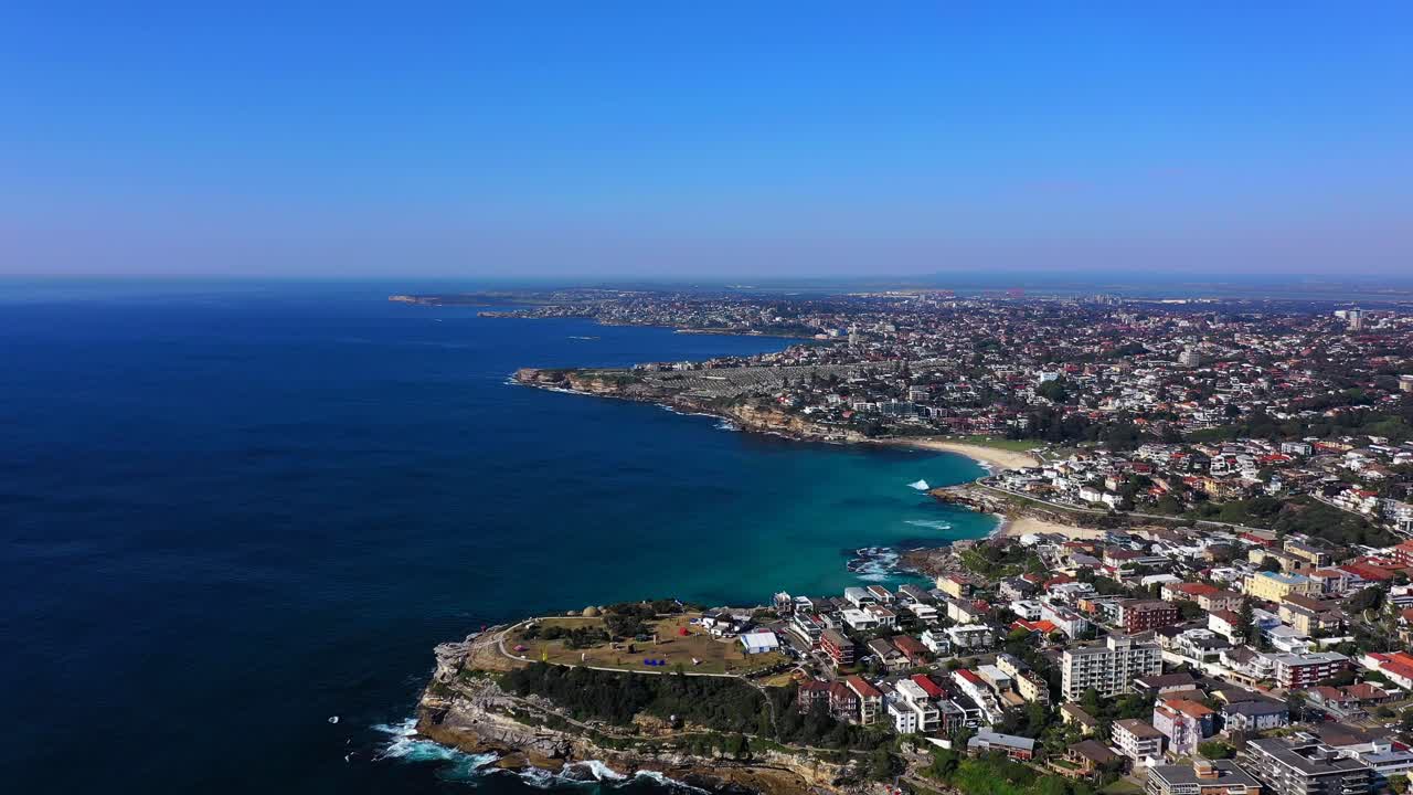 sydney drone vuelo aéreo de bondi a bronte parte dos