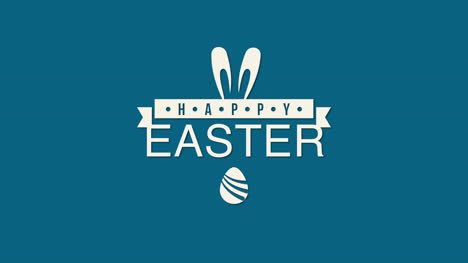 Happy-Easter-text-and-egg-on-blue-background-3