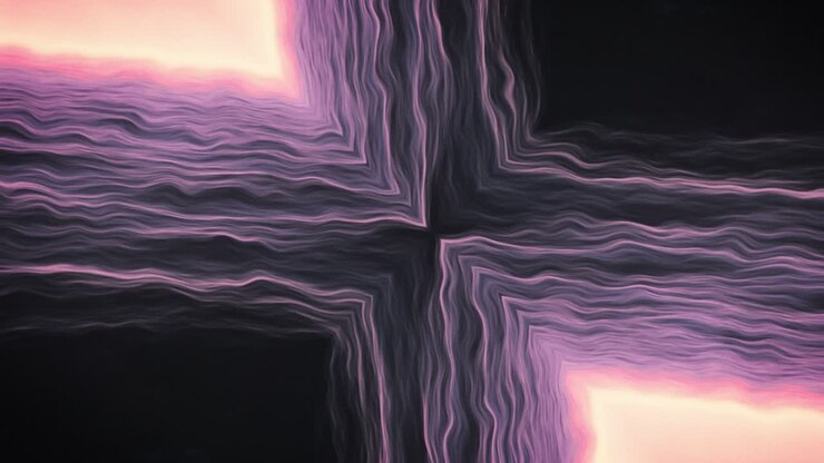 Neon Shapes Texture With Motion Patterns In Seamless VJ Loop Visuals
