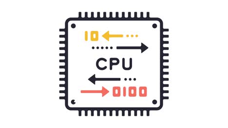 processor icon animation