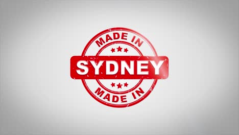 made in sydney stamp