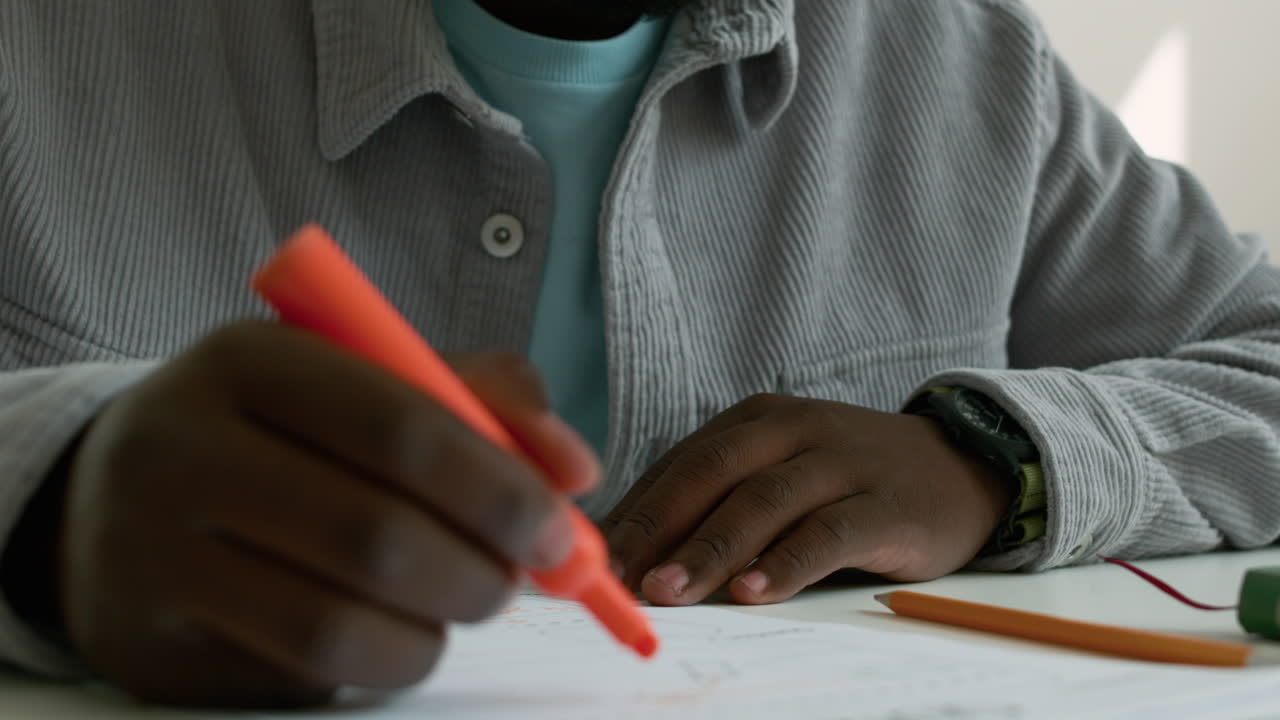 Man doing driving test