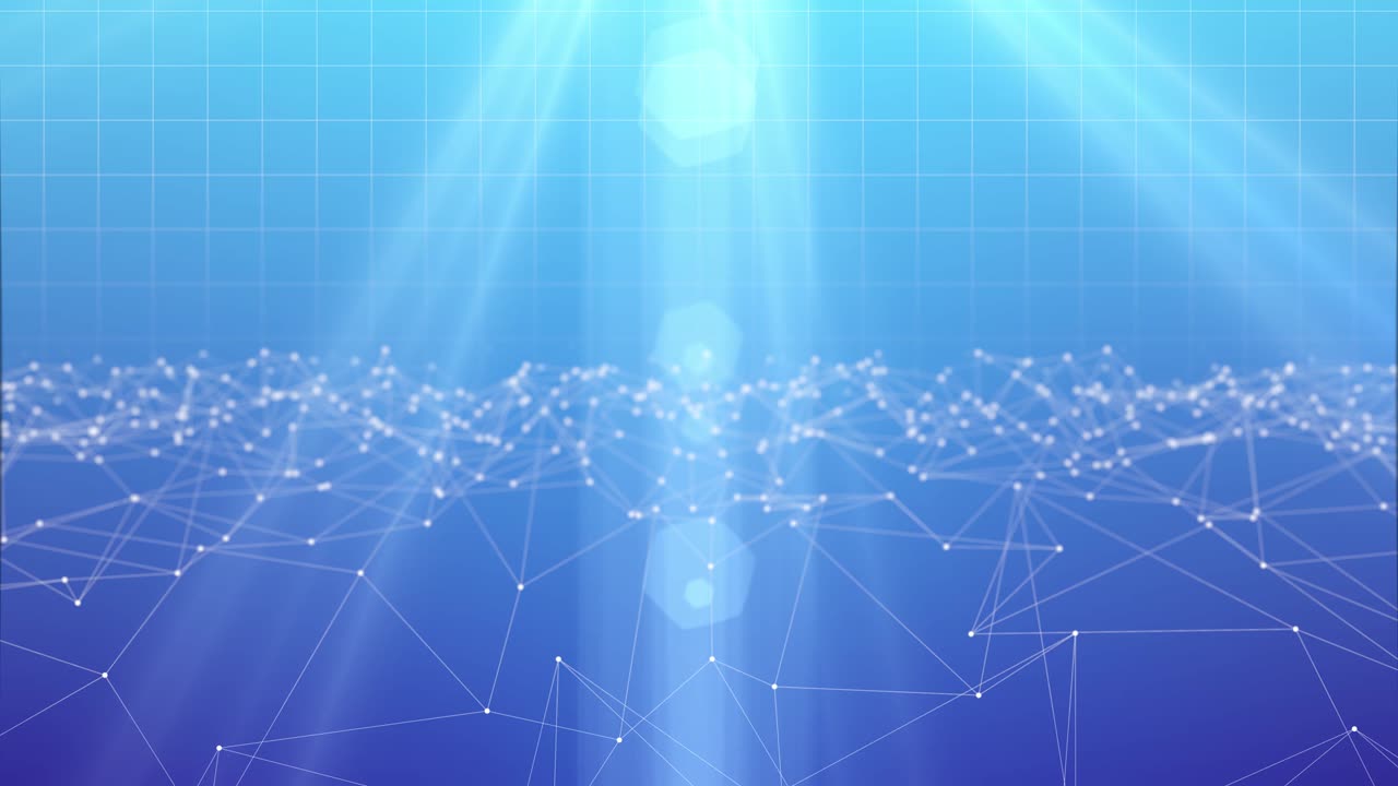 추상적인 네트워크 비즈니스 와이어 라인 기하학적 배경