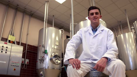 Brewery-worker-smiling-at-camera