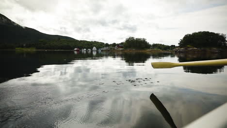 Rowing-out-in-the-ocean-on-a-beaitful