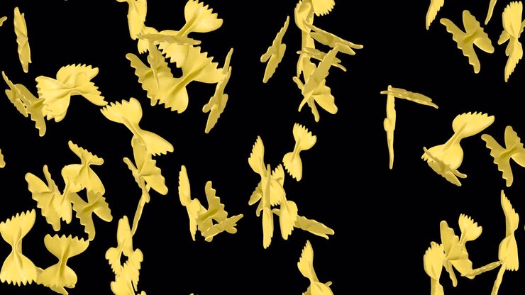 PASTA Farfalle loop che turbina con canale alfa