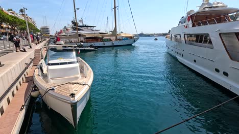 luxury yachts docked in monte carlo, monaco