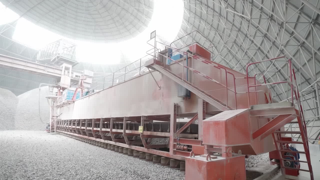 자동화 된 산업 생산 광물 채굴 기계는 광산 샤프트 프로젝트에서 암석을 절단합니다.