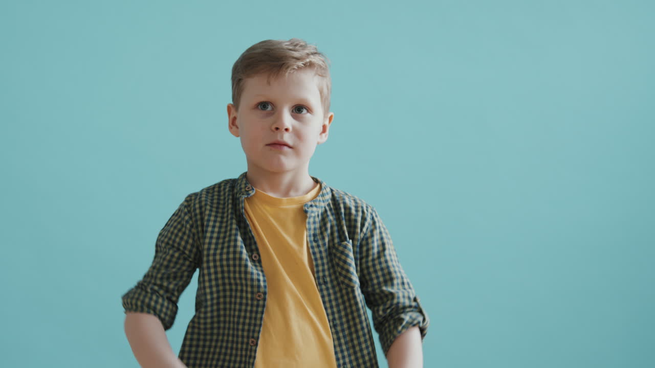 6-Year-Old Boy Posing