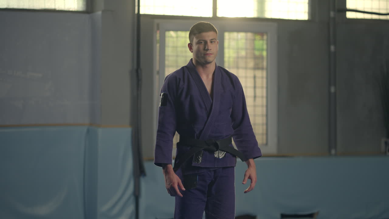 Man in Jiu-Jitsu Gi