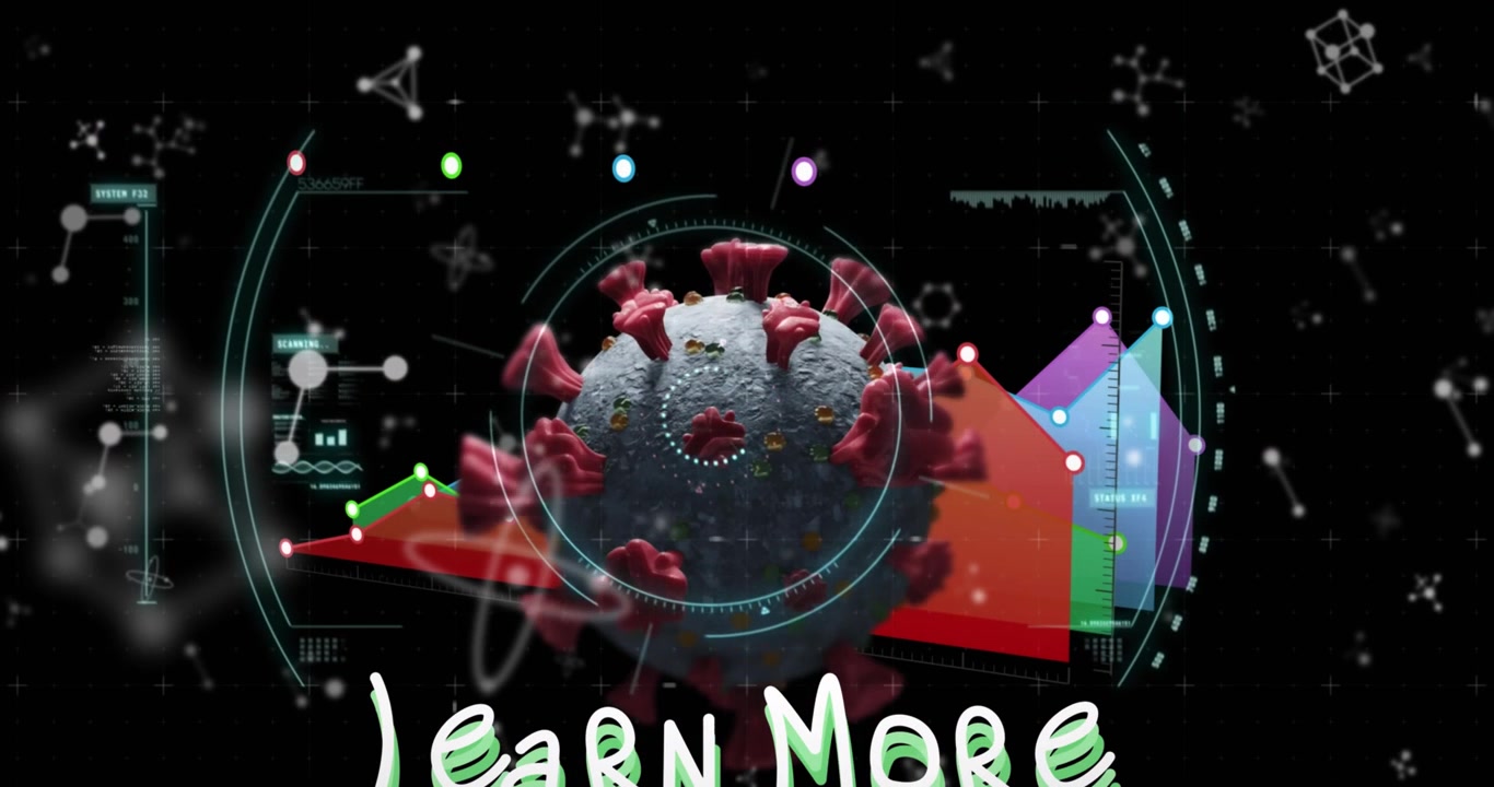 Learn more text and molecular structures against scope scanning over covid-19 cell