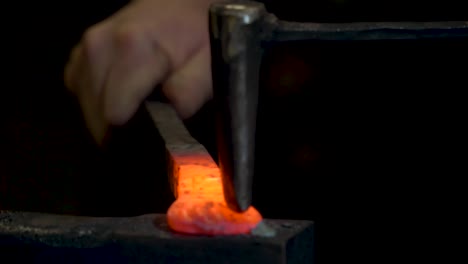 blacksmith metal forging in 4k