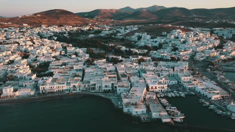 flight in paros, naxos, antiparos in greece