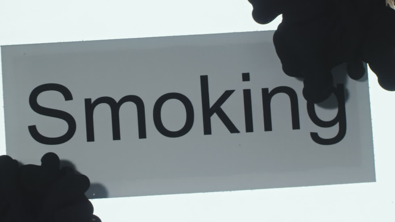 Smoking ban sign