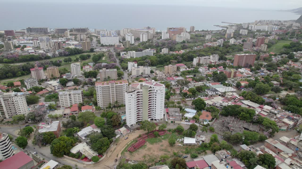 Aerial View of Urbanization Caraballeda: Cityscape and Residential Area