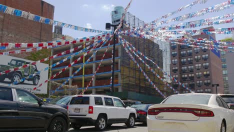 estados unidos ciudad de nueva york día de verano luz del sol estacionamiento de manhattan 4k