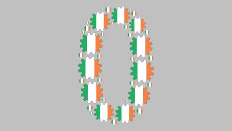 número irlandés cero