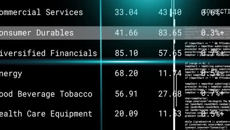 animación de haces de escáner azules sobre interfaces que recopilan y procesan datos sobre un fondo negro