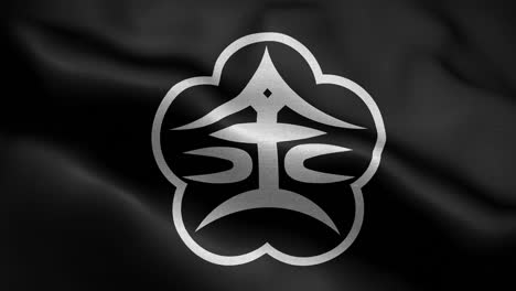 kanazawa ishikawa japón bandera de bucle de fondo 4k
