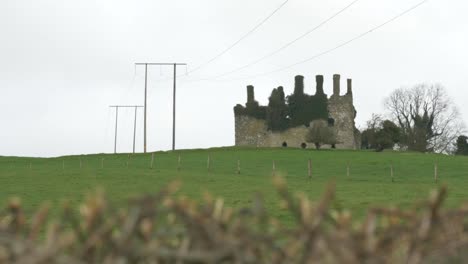 Carbury-Castle-Und-Motte-–-Touristenattraktion-In-Der-Republik-Irland