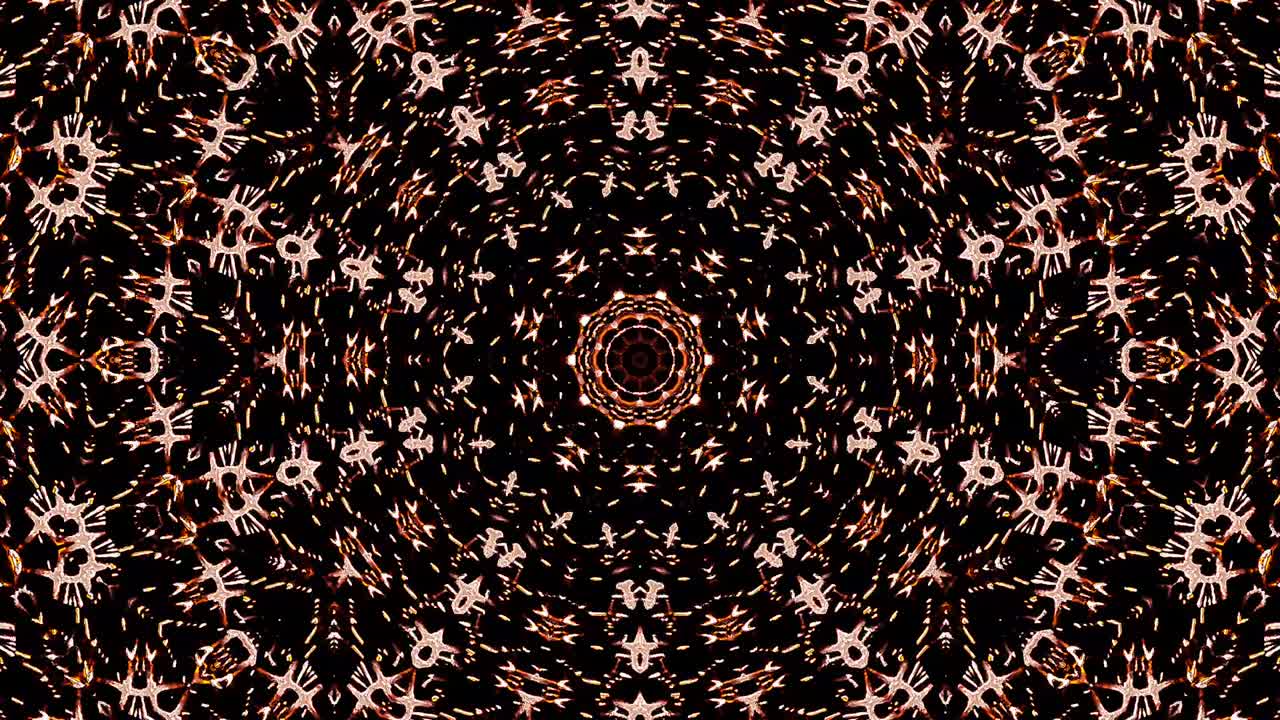 background Bright abstract light streaks set in full color kaleidoscope