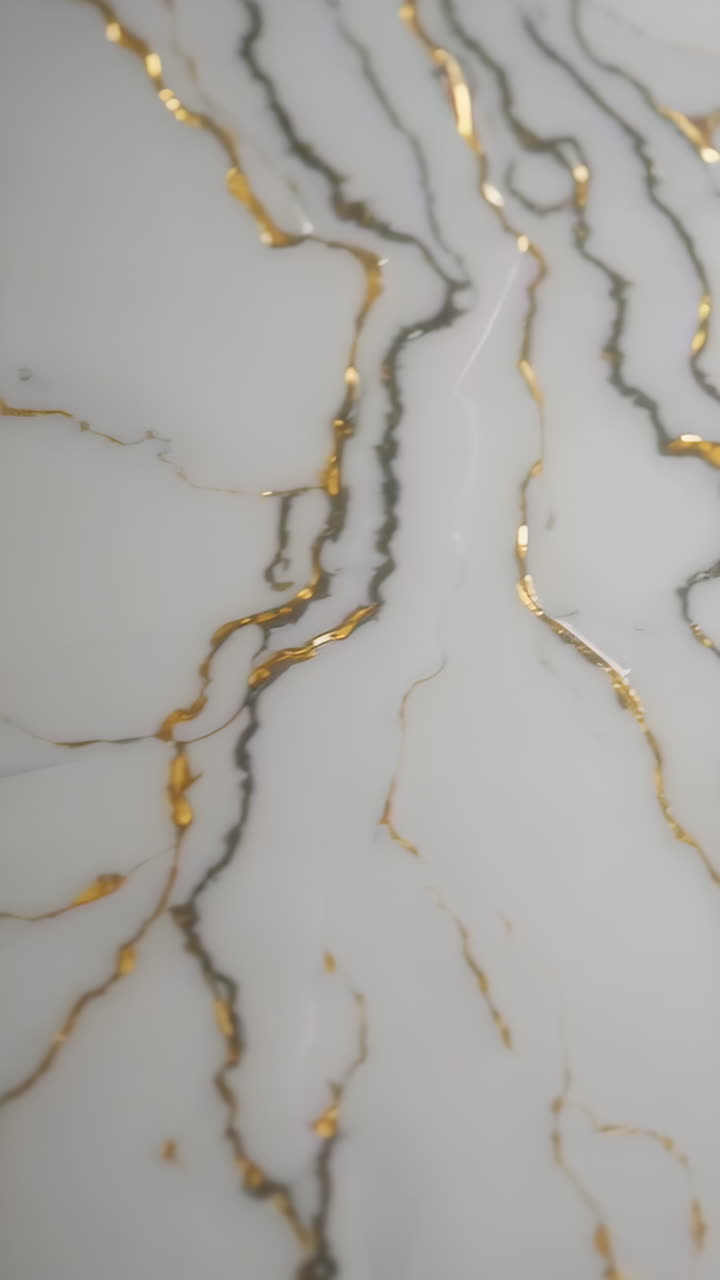 Gold Veined White Marble Texture