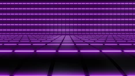 purple neon grid background
