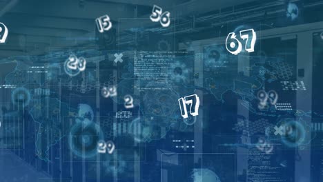 Animación-Del-Procesamiento-De-Datos-Y-Gráficos-Y-Tablas-En-La-Sala-De-Servidores-Informáticos.