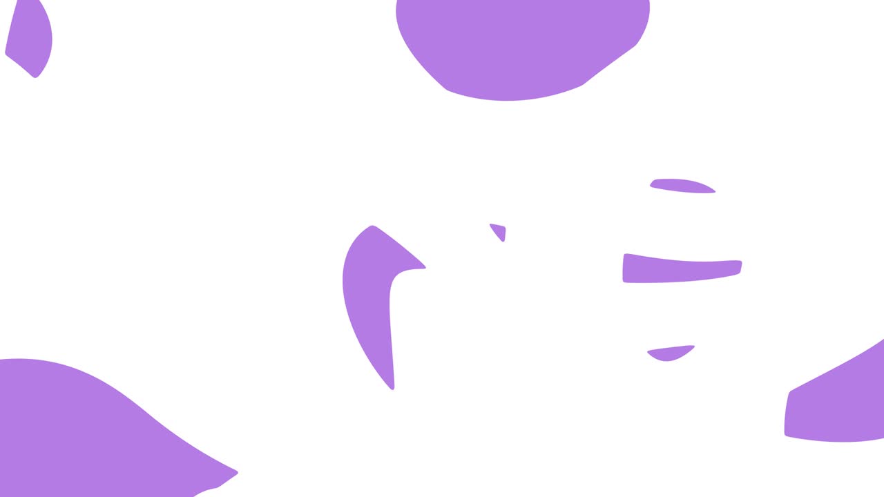 Abstract animation of blue morphing shapes on white background. Seamless loop animated background, wallpaper.