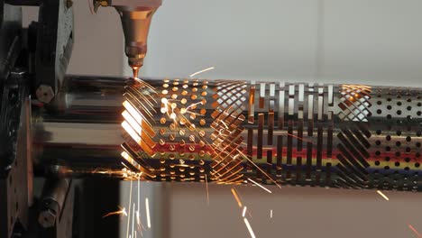 CNC-Laser-cutting-of-metal,-modern-industrial-technology.