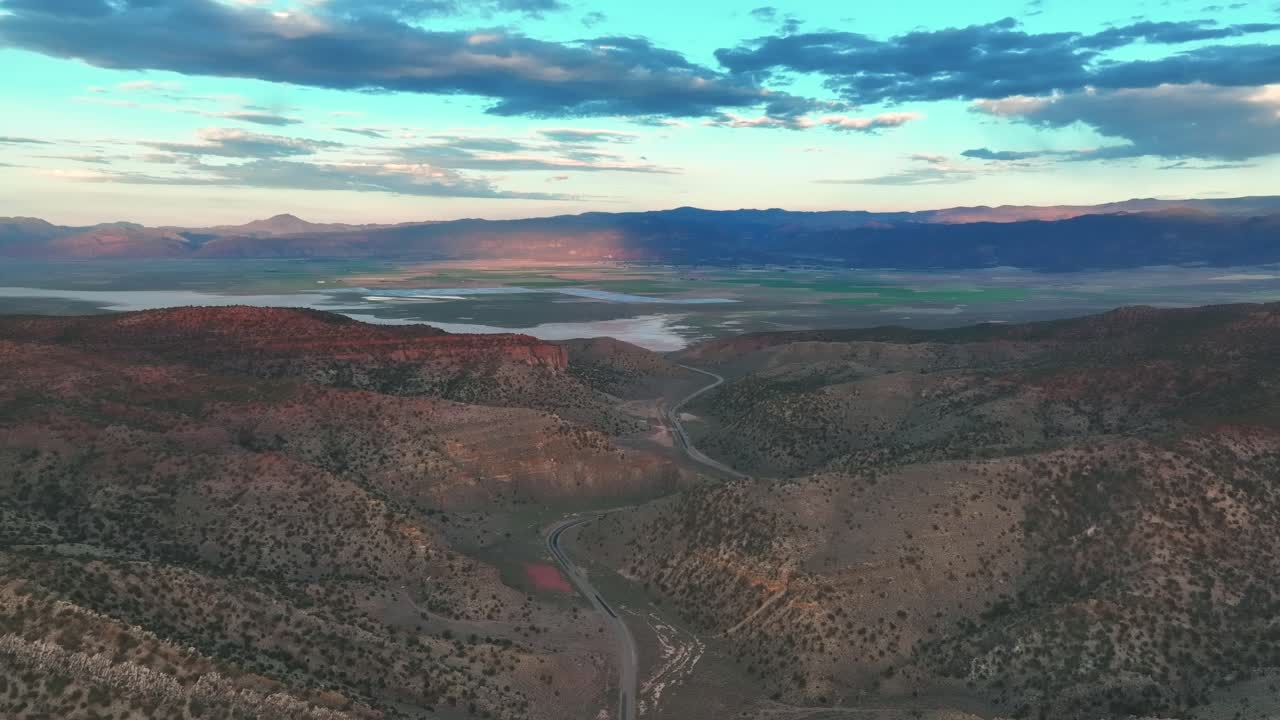 paisaje de parowan gap en utah - toma aérea de drones