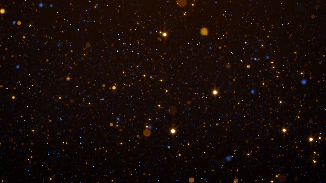 partículas de polvo abstracto luz bokeh títulos de movimiento bucle de fondo cinematográfico