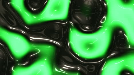 Abstract-green-and-black-waves-pattern-with-neon-gradient