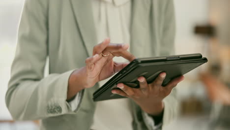 woman using tablet