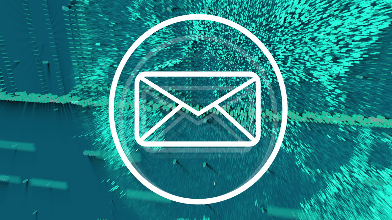 анимация иконки электронной почты, обработка данных по всему миру