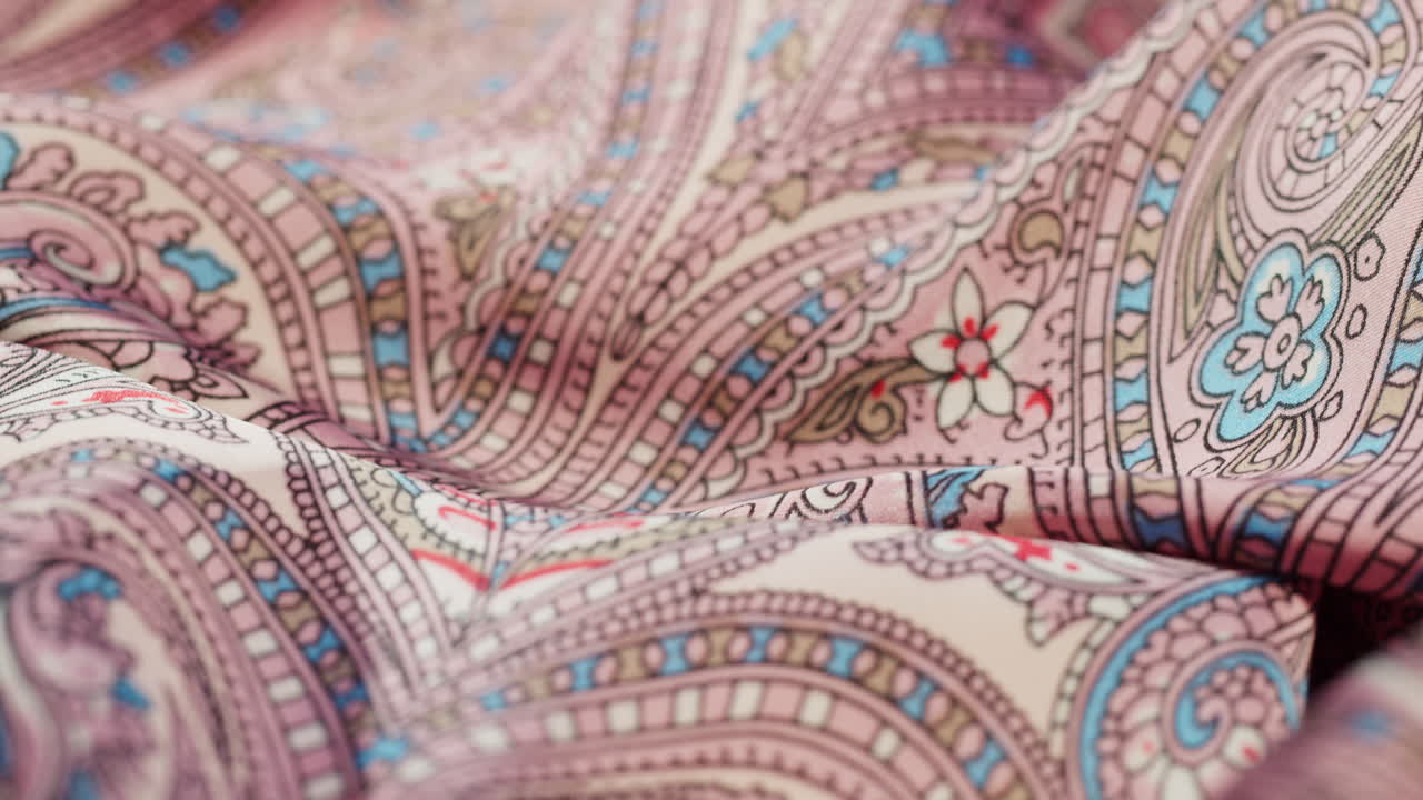 Paisley Fabric Close-up