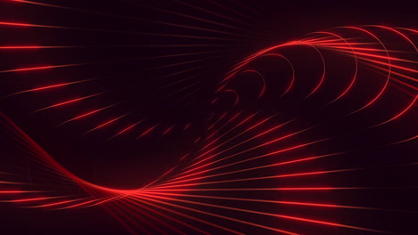 dynamic red swirls digital artwork with energetic motion and intriguing patterns