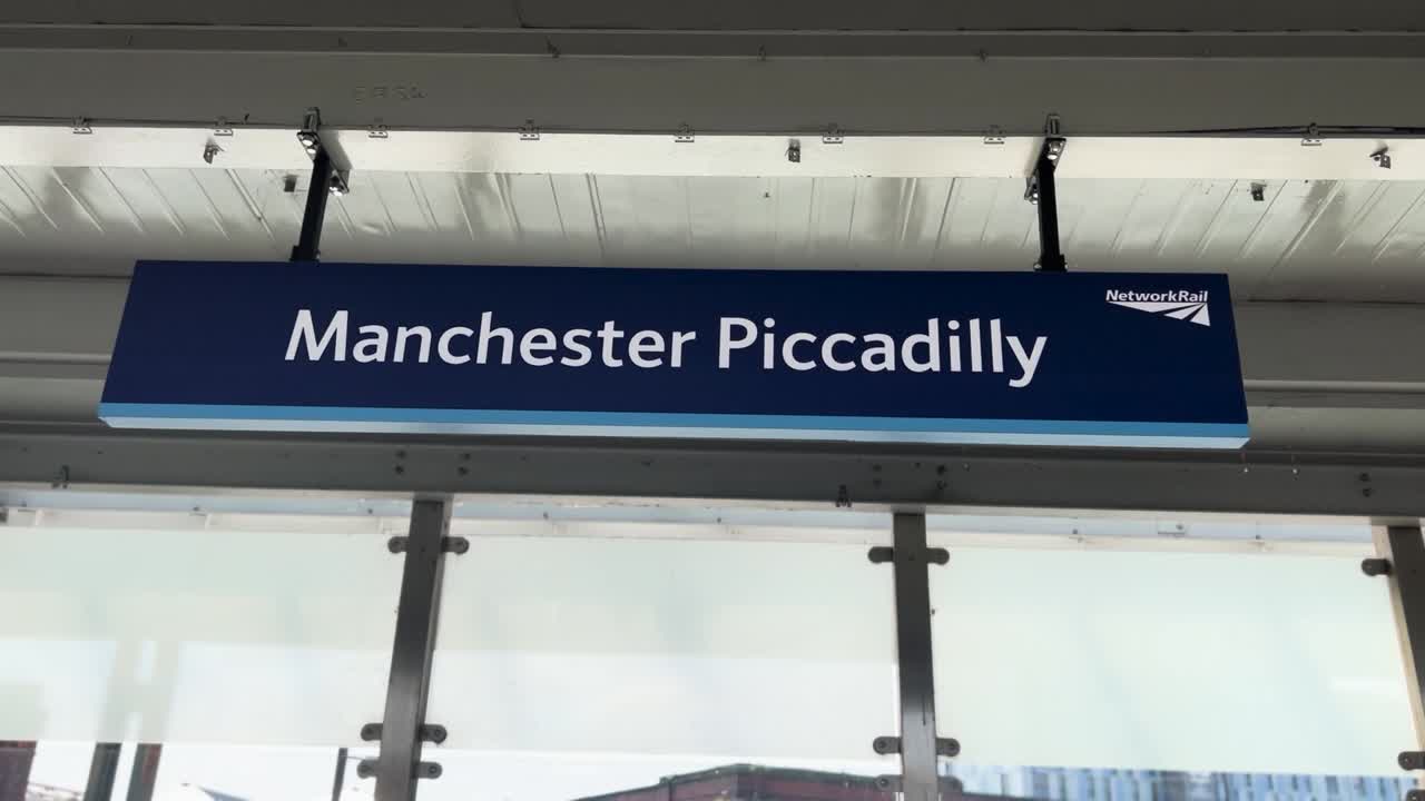 Manchester Piccadilly Railway Station Sign