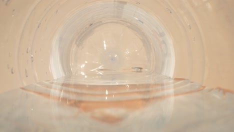 Macro-shot-of-mineral-water-inside-plastic-bottle