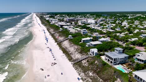 seaside florida push in aerial